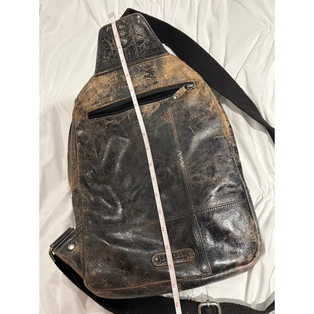 Bed Stu Boss Weathered Sling Crossbody Messenger Bag